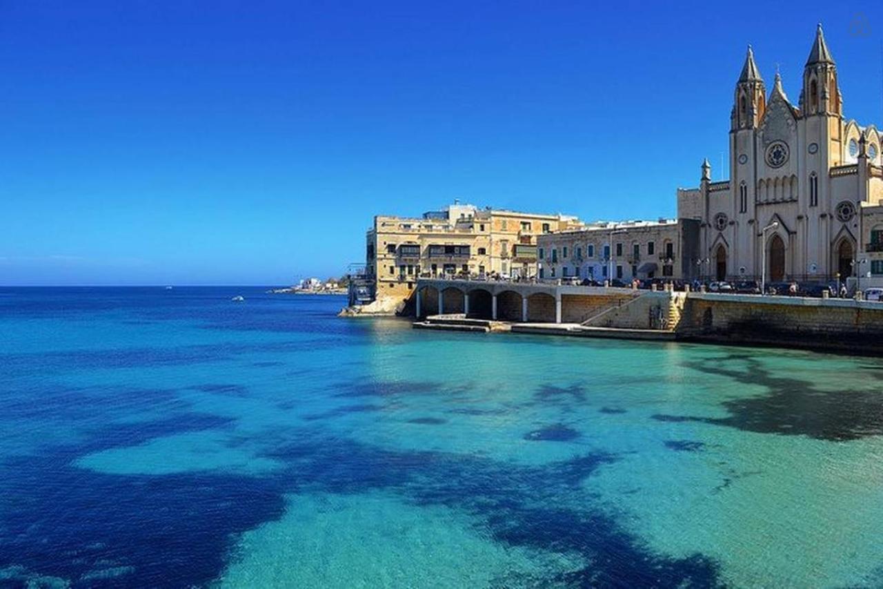 Modern Apartment Steps From Balluta Bay Sliema Exterior foto
